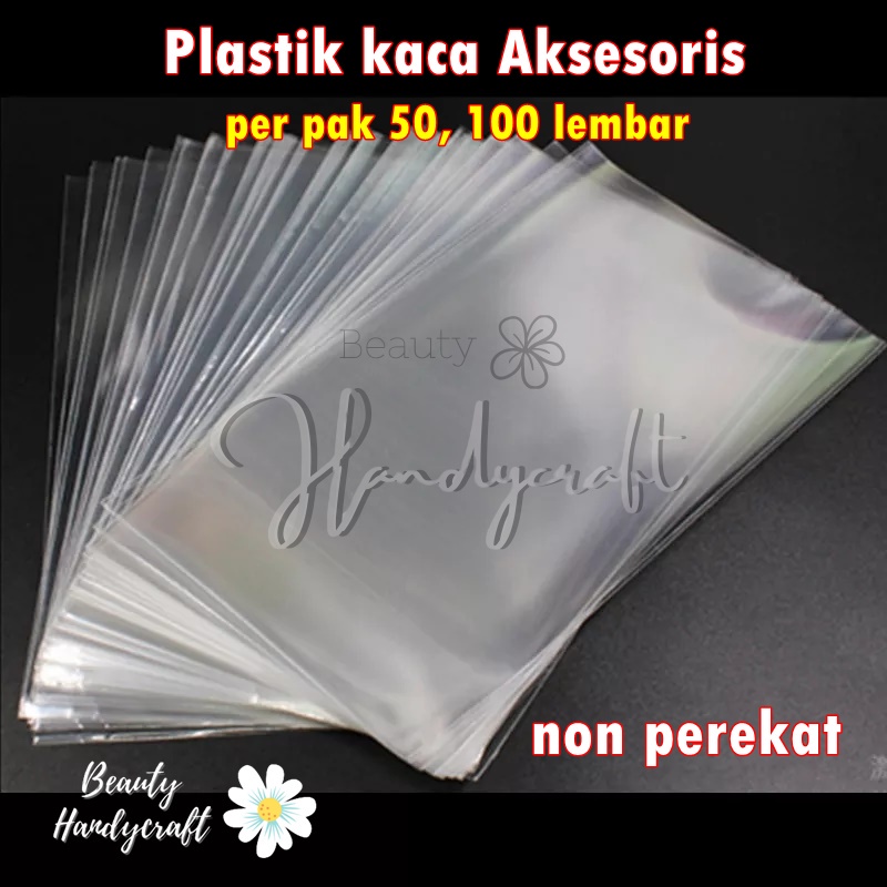 Plastik Kaca / plastik suvenir TANPA LEM