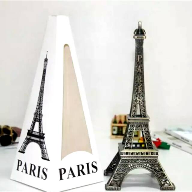 miniatur paris pajangan menara eiffel tower Anti karat