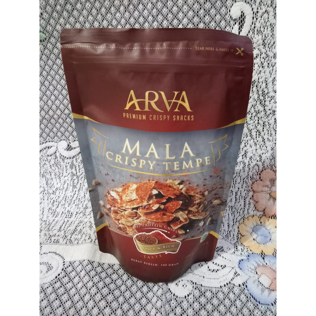 

ARVA Mala Crispy Tempe 100gr/Tempu Crispy/Cemilan Tradisional