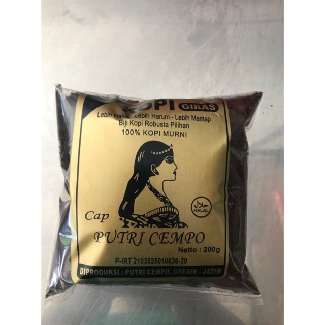

Kopi Giras ISTIMEWA cap Putri Cempo 200gr