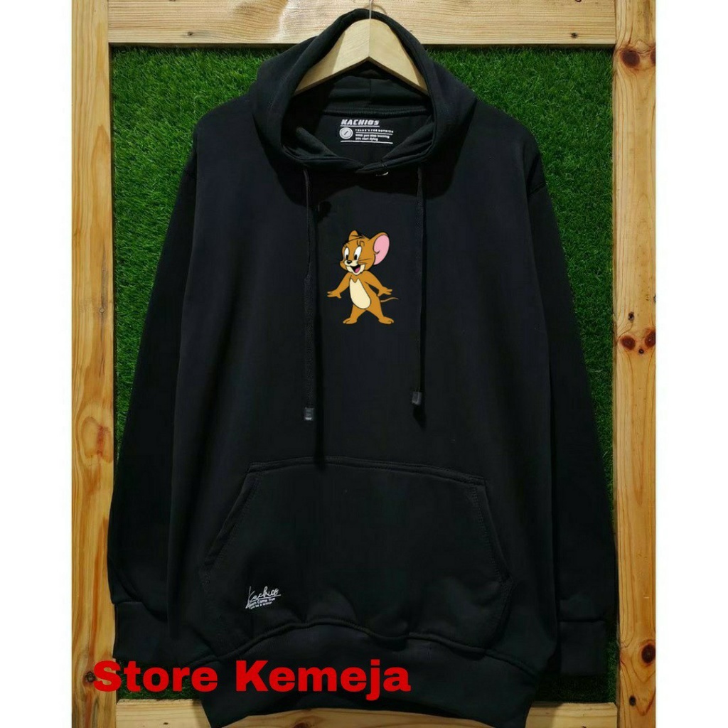 Sweater Hoodie Pria Wanita Jumbo Jaket Hodie Cowok Cewek Distro Bandung Suiter Laki-Laki Kekinian Bahan Katun Warna Bulgandi Cream Sweeter Cowo Murah MR DEE