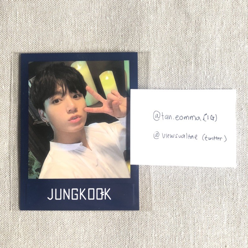 [BOOKED] BTS 5th Muster Moodlight Polaroid Jungkook JK pc photocard