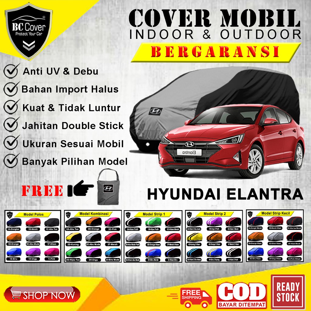 Cover Mobil Hyundai Elantra, Sarung Mobil Sedan Elantra, Mantel Selimut Pelindung Jas Mantol Kerudung Penutup Hyundai Elantra Outdoor