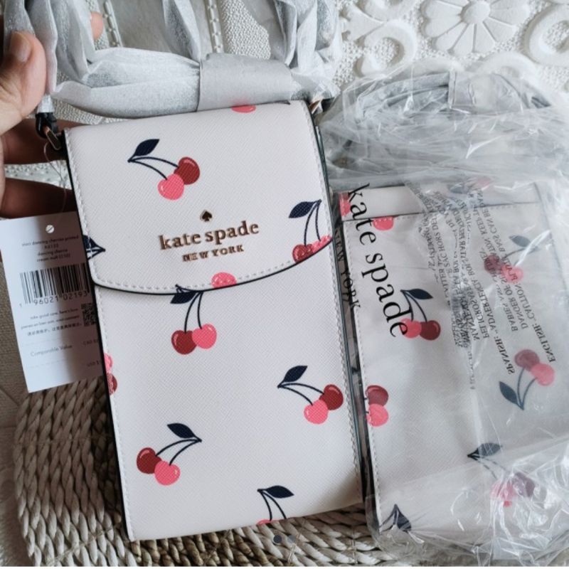Kate spade phone Crossbody staci dancing cherries
