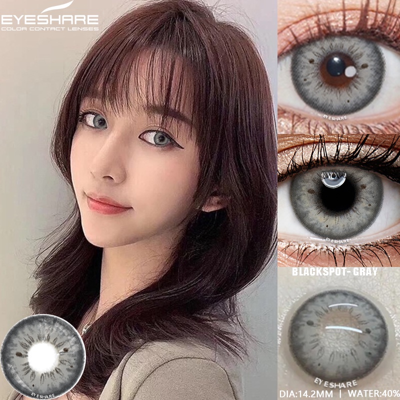 [✅COD] BLACKSPOT SERIES Softlens Mata Normal, Lensa Kontak Warna Alami Mata Hijau Tua Lensa Kontak Coklat Muda Tahunan Soflens Murah Soflen Model Terbaru 2023