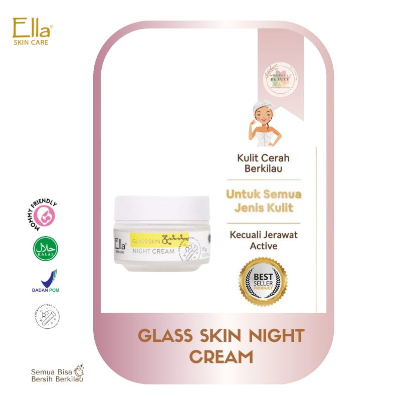 Ella Skincare Glass Skin Night Cream