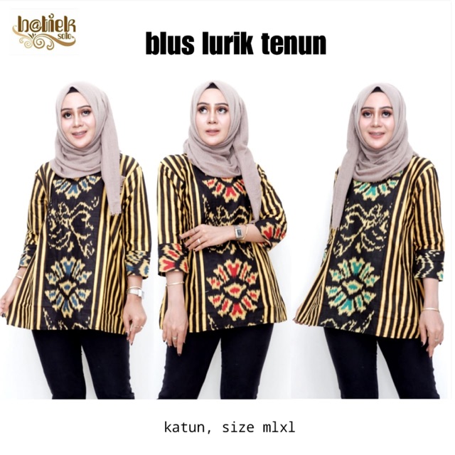Blouse Batik Lurik Tenun