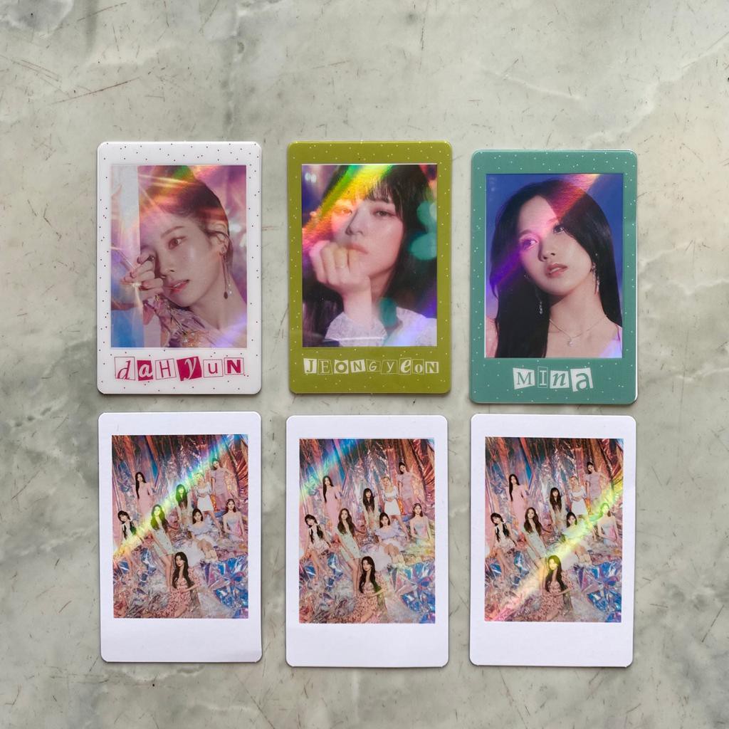 PHOTOCARD TWICE TASE OF LOVE BENEFIT WITHDRAMA DAHYUN JEONGYEON MINA