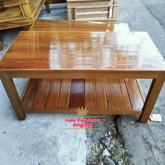 Jual Meja Untuk Ruang Tamu Teras Meja Lesehan Kayu Kalimantan Kuat