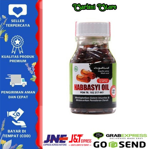 Minyak habbatussauda Habbasyi Oil HNU 210 kapsul