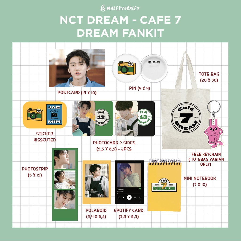 Fankit Cafe 7 Dream NCT Dream