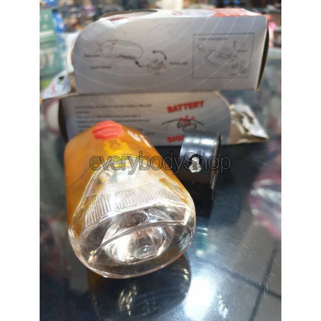 LAMPU SENTER BATERAI BEL FRONT LINGHT JING YI