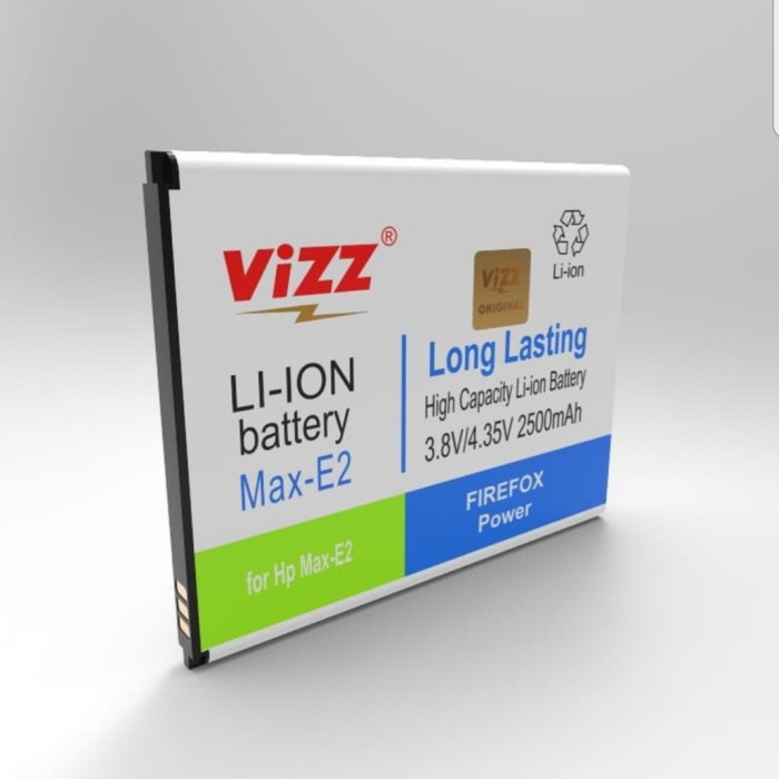 Baterai Vizz Andromax E2 Double Power Andromax E2 Original