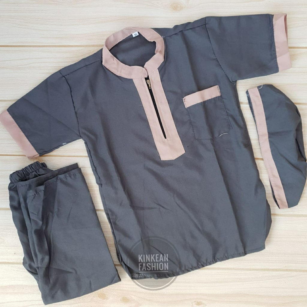 Koko Kurta Zipper Anak size XL &quot;6-7tahun&quot;