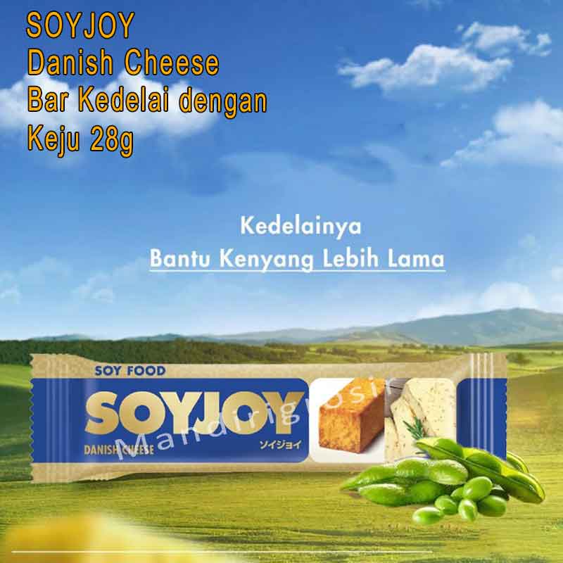 Bar Kedelai dengan Keju * SOYJOY * Danish Cheese * 28g