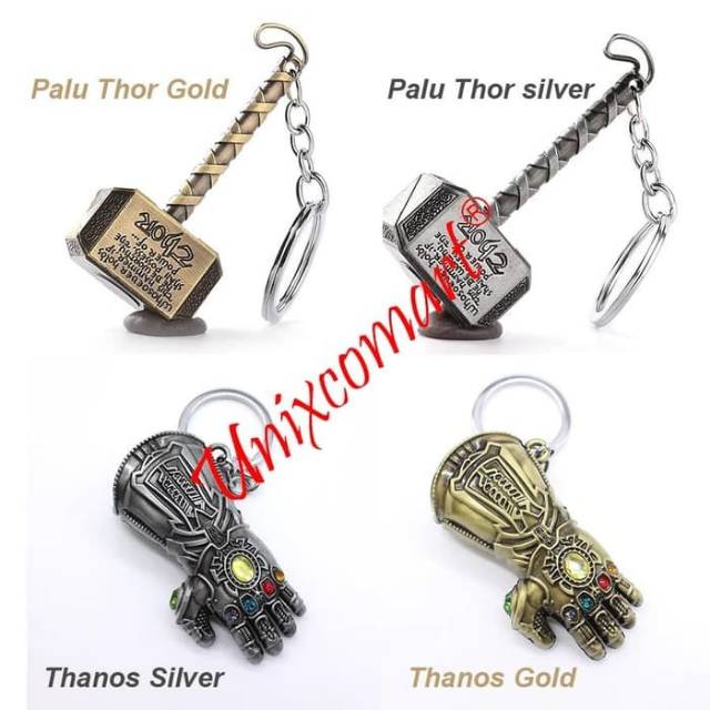 Gantungan Kunci Avengers Superheroes Action Figure Keychain Key Chain