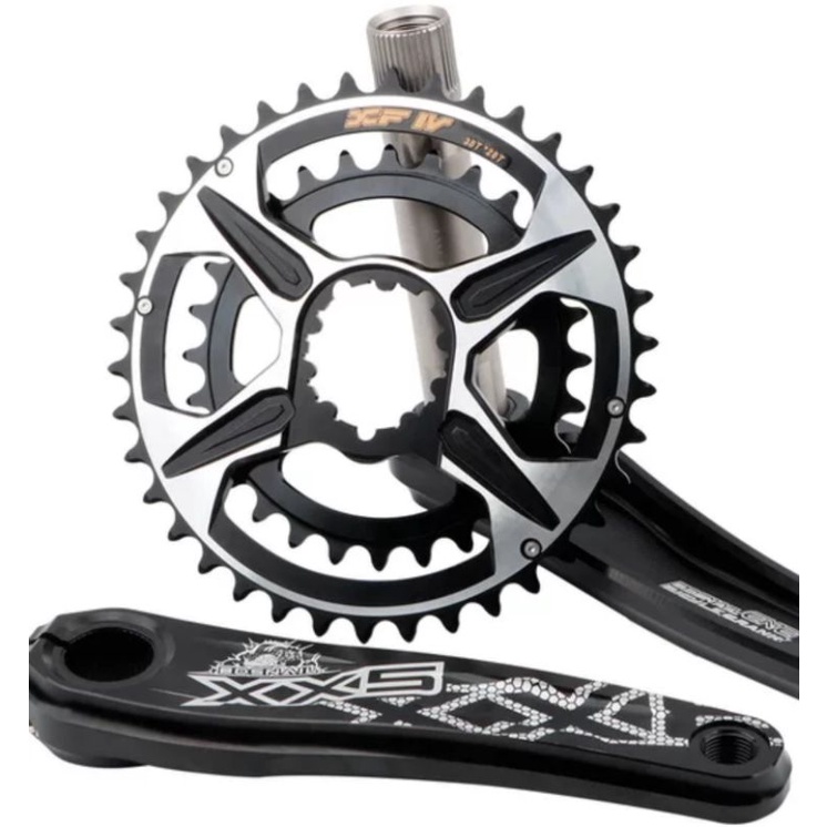 Snail GXP Crankset Doubel Chainring 38T 28T Crank set Doubel Chain ring GXP Direct Mount