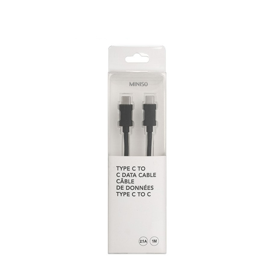 Kabel Data Charger Type-C To Type-C 2A MiniSo Panjang 1m