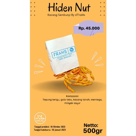 

Hiden Nut Kacang Sembunyi