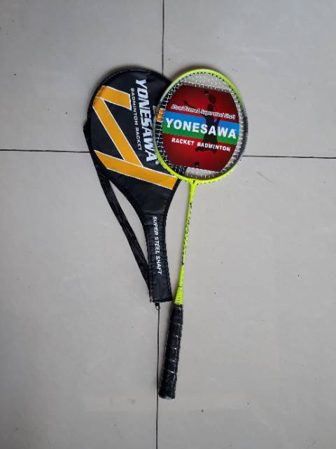 raket badminton - bulutangkis racket pemula - termasuk senar &amp; tas