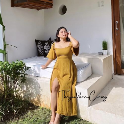 Nove Dres Jumbo | Dress Jumbo Wanita | Dress Big Size| Dress Korea Korea Style | Midi Dress Party A 