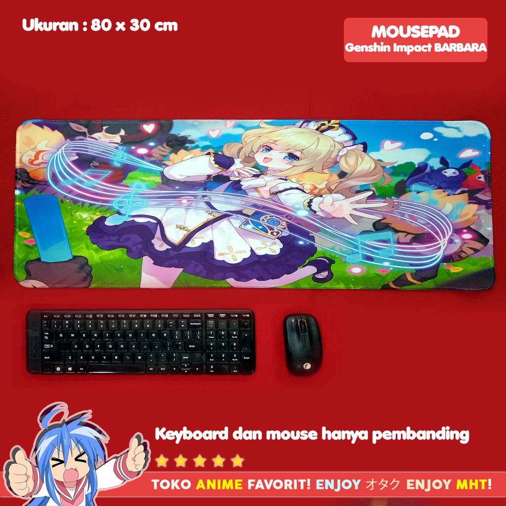 Mousepad Anime Gaming - Deskpad - Genshin Impact : Barbara