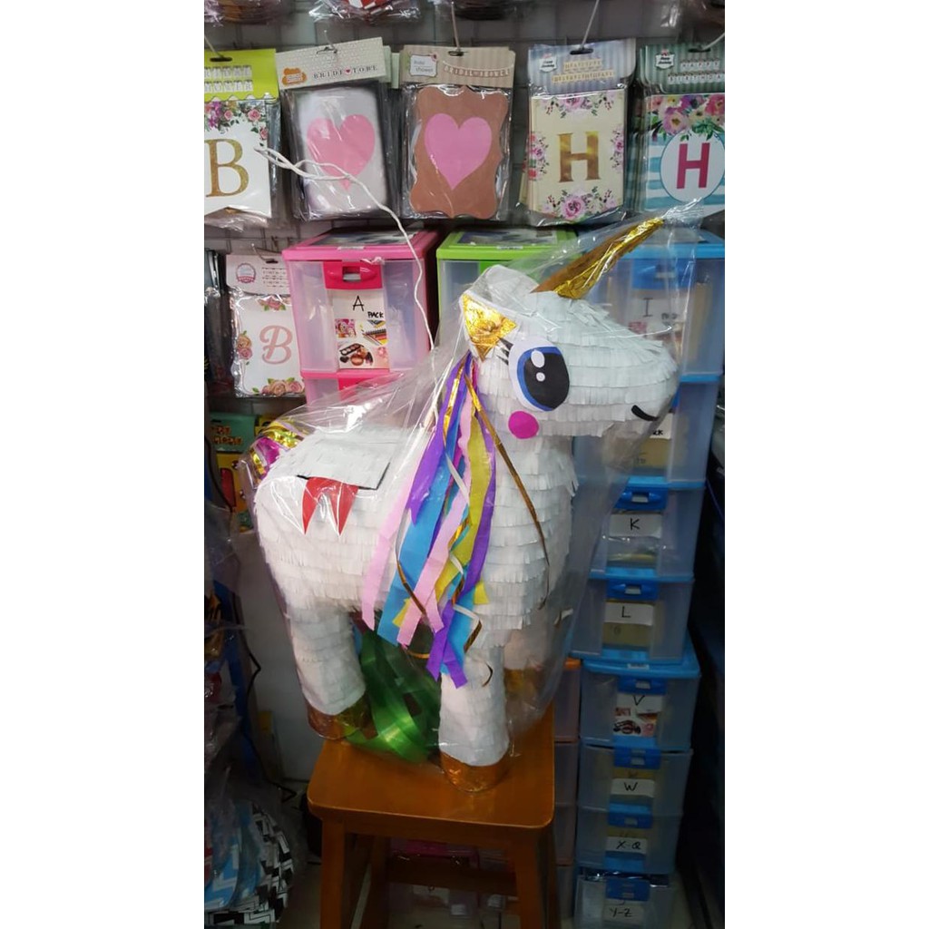 

PINATA HAPPY BIRTHDAY ULANG TAHUN UNICORN READY GOJEK GRAB INSTANT