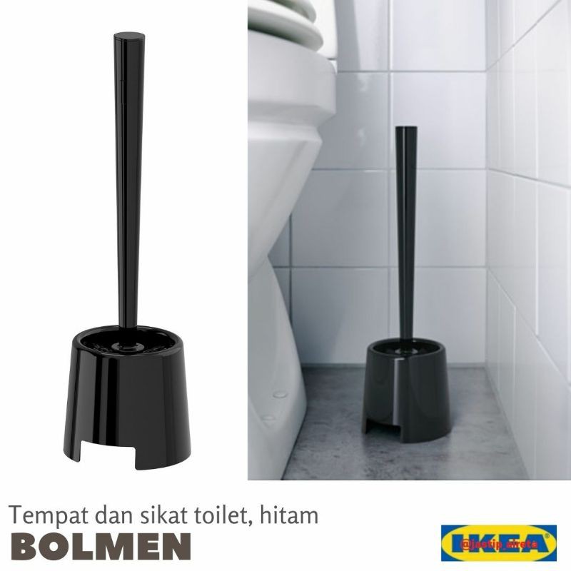 Toko Grosir Sikat Toilet Dg Dudukan, Sikat Wc, Toilet Brush, B0lmen !kea-hitam-putih B3L1QJswAEOZk0