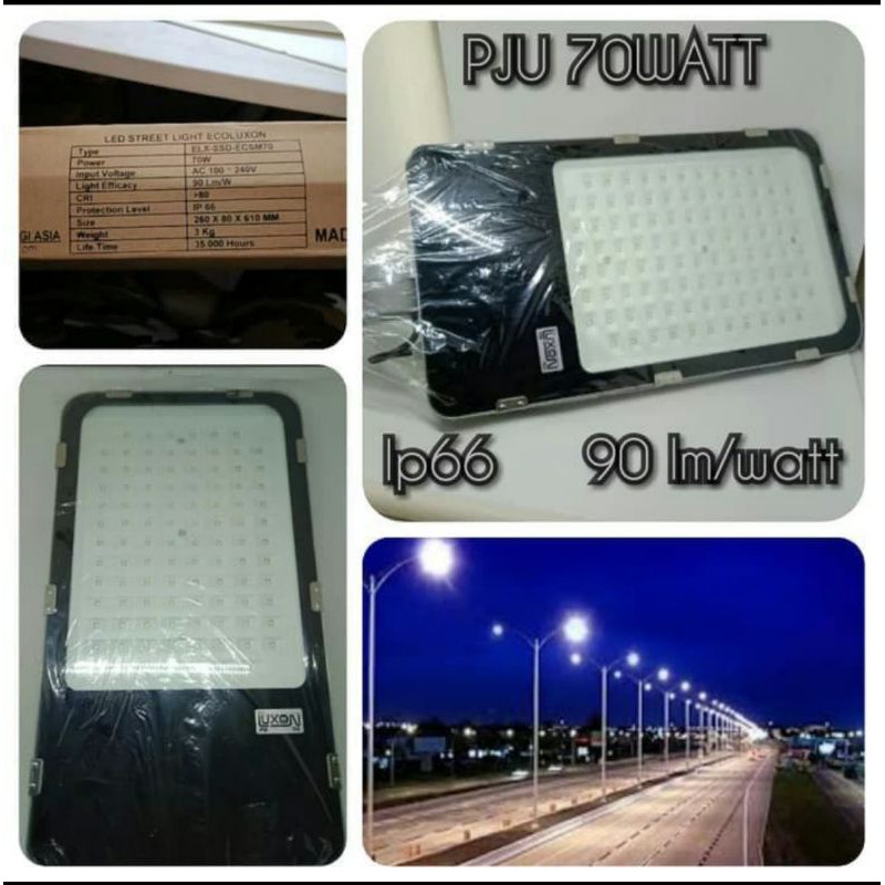 lampu pju led kap lampu jalan led 70w 70 watt high quality