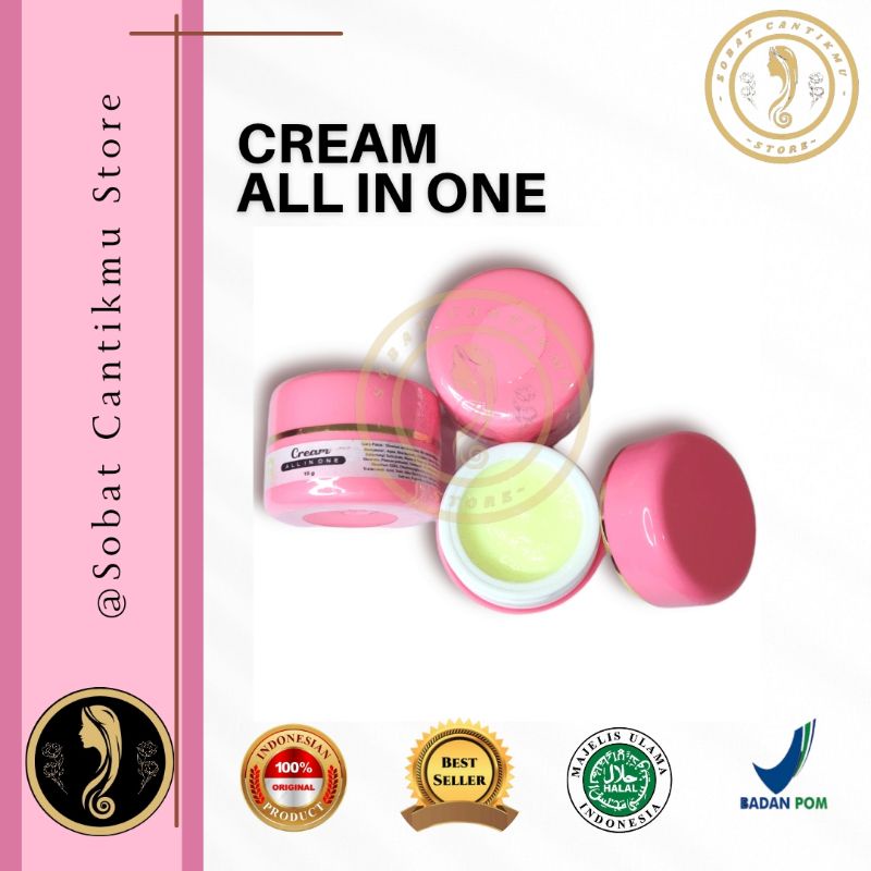 Cream All In One Wa Beauty Mixspf Skincare / Wasila Cosmetic / Wasila Kosmetik