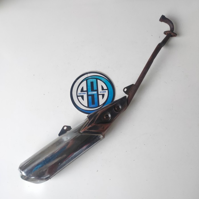KNALPOT HONDA BLADE NEW 110 KARBU ORIGINAL STANDARD COPOTAN