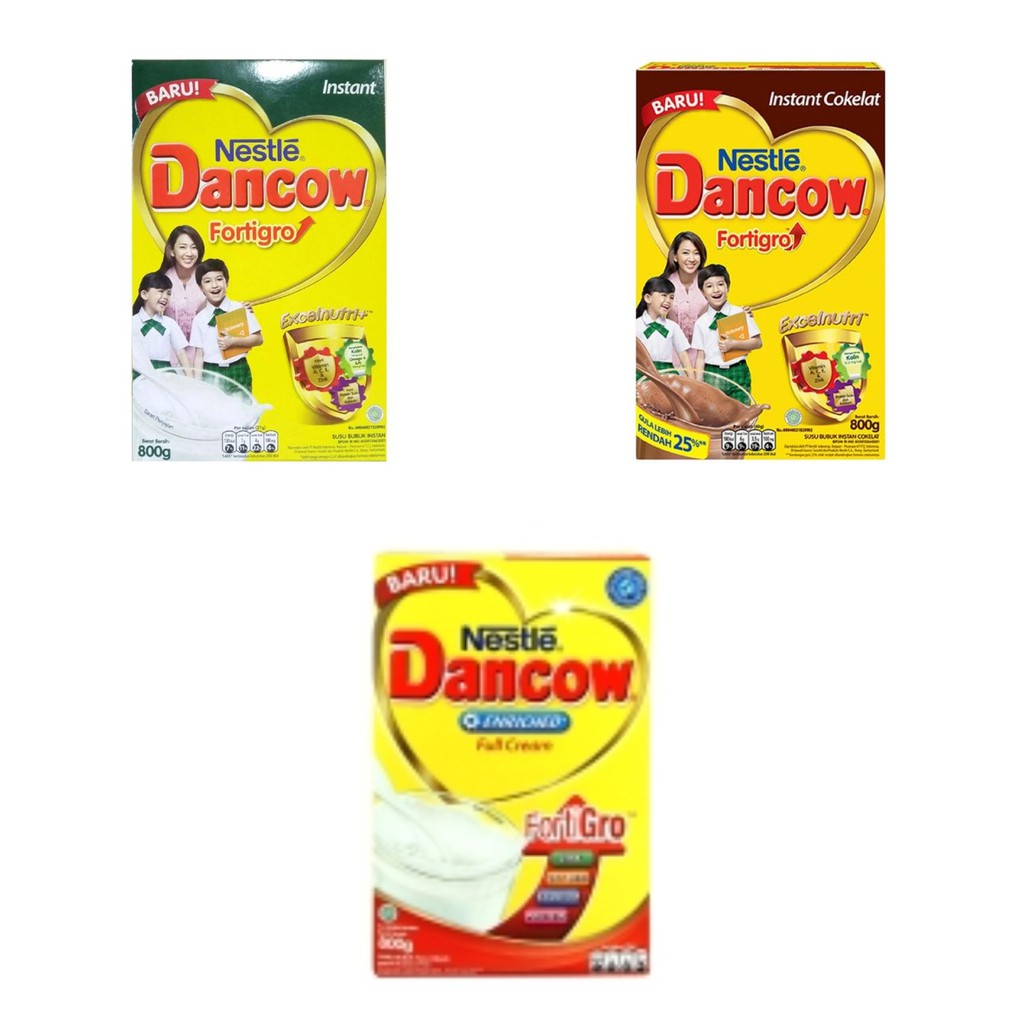 Dancow Fortigro 750 gram Full Cream/Instant/chocolate