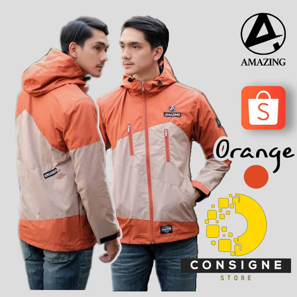 Amazing Jaket Adventure Pria / Jaket Parasut Gunung / Jaket Windbreaker / Jaket Running Pria