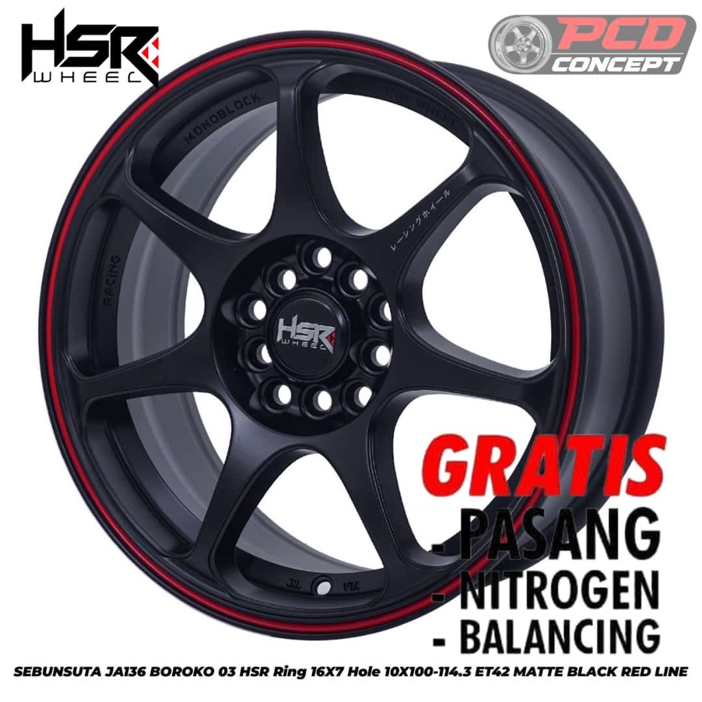 VELG MOBIL HSR R16 BUAT INOVA RIBOWN ERTIGA NEW AVANZA XPANDER R16 HSR SEBUNSUTA