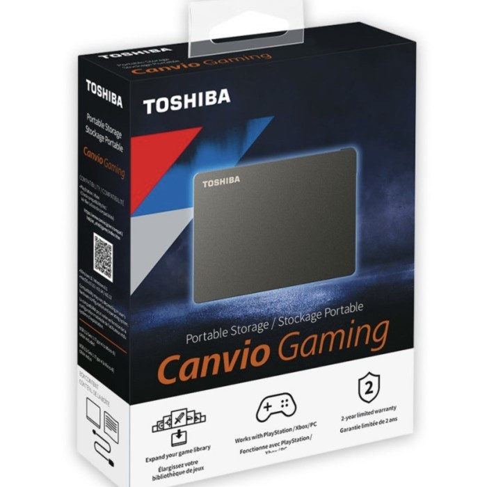 HDD EXTERNAL TOSHIBA CANVIO GAMING 2TB / HARDDISK 2 TB 2.5 USB 3.2 3.0 GARANSI RESMI