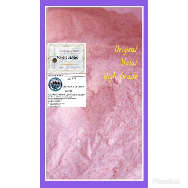 

garam himalaya halus pinksalt rocksalt kemasan 1kg