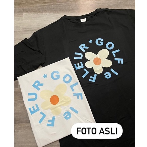 Overtee Daisy Besar // Tshirt Oversize Wanita Lengan Pendek - 100% Import