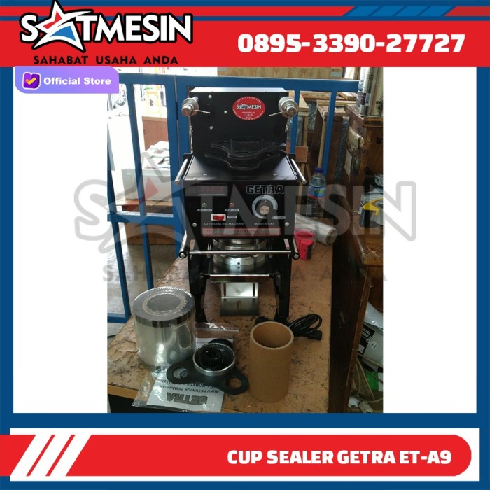 Mesin Cup Sealer Getra Semi Otomatis Et-A9 Garansi Resmi Eta9 Et A9