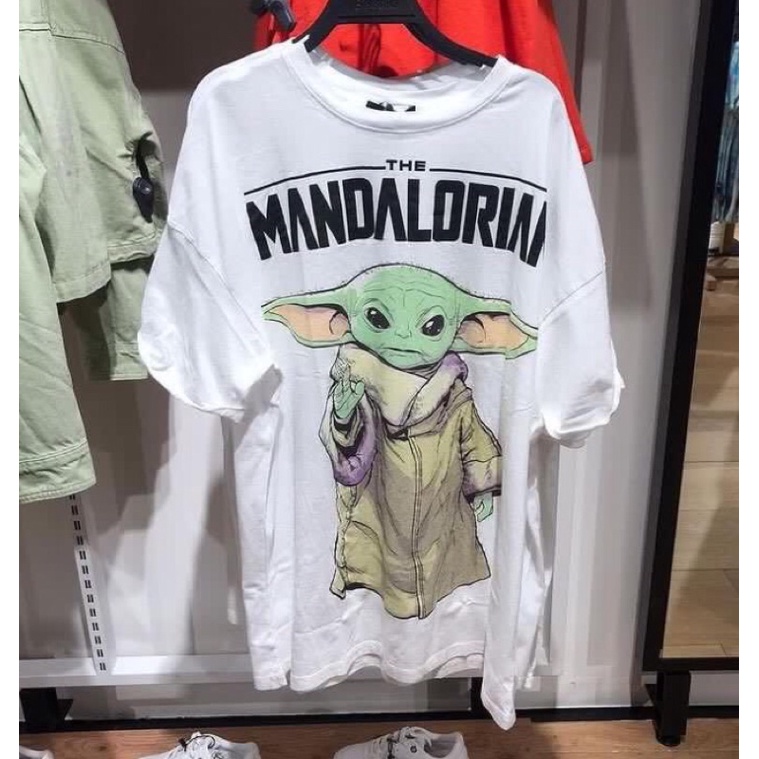 bershka mandalorian yoda tshirt