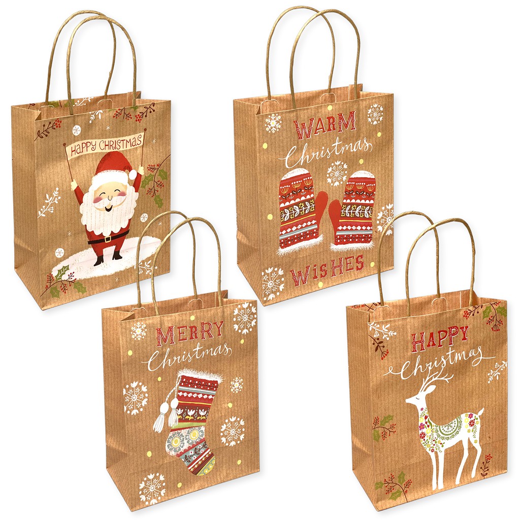 

Scoop Kantong Kertas / Paper Bag Natal 20x25x5cm (pc) 63170200