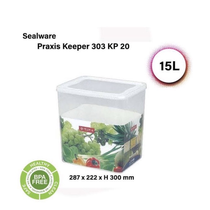 TOPLES KOTAK SERBAGUNA BESAR 15 LITER PRAXIS KEEPER LION STAR KP-20