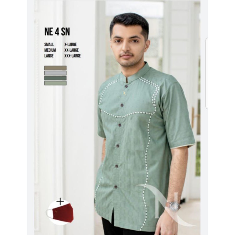 BAJU KOKO NIZAR BORDIR NE 4 SN