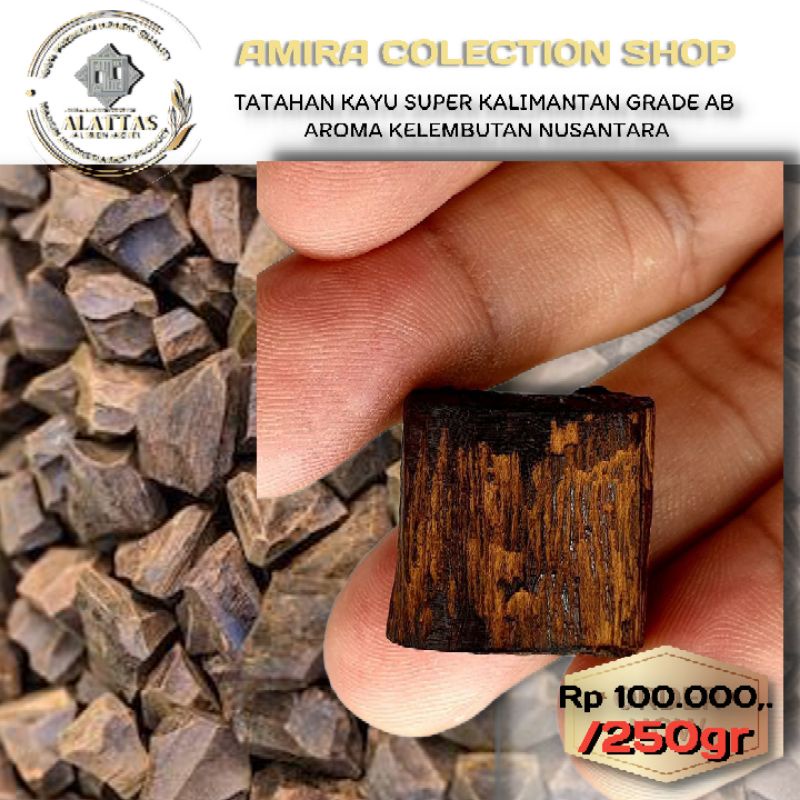 tatahan kayu gaharu /250gr kalimantan grade AB terbaik