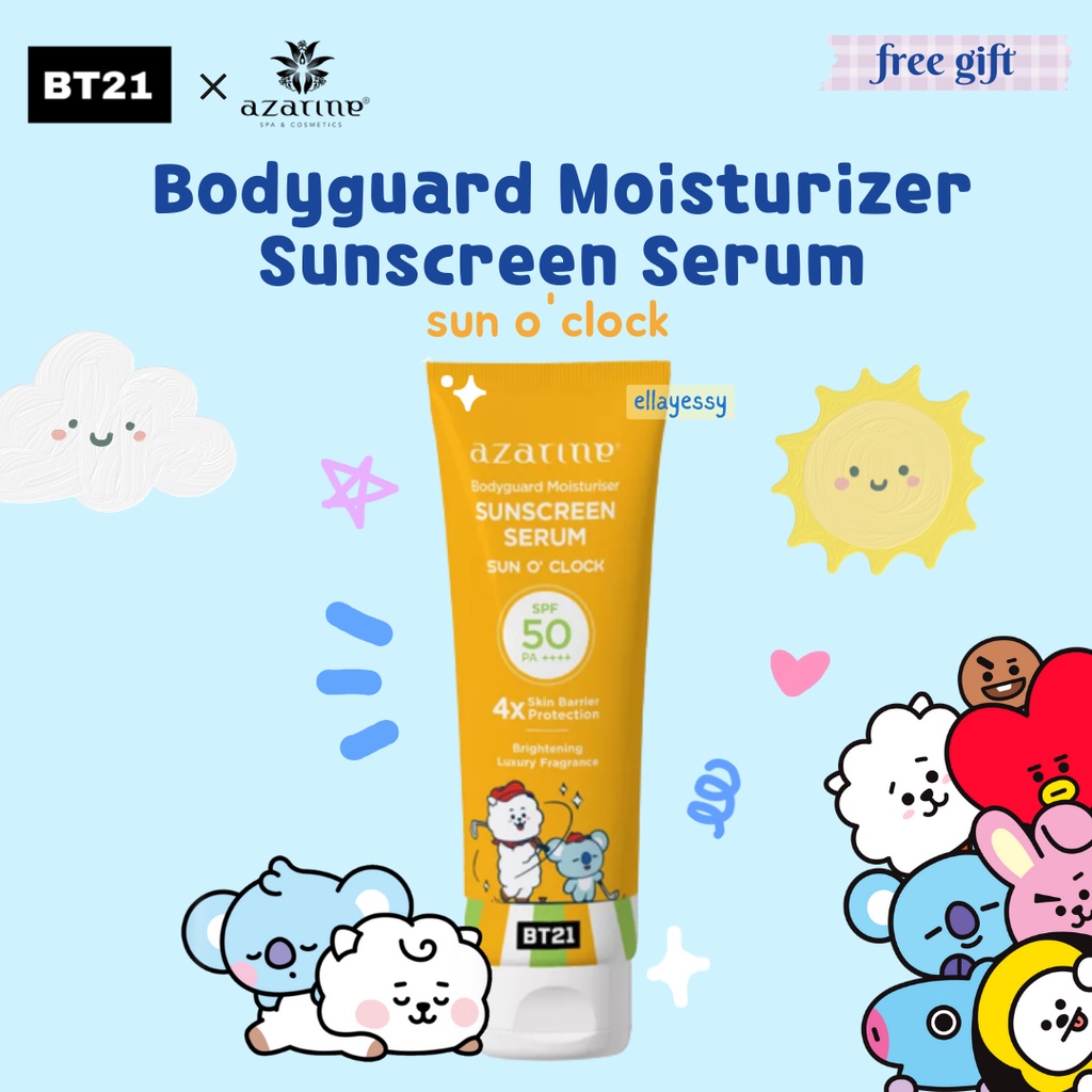 azarine x BT21 body guard mouisturizer sunscreen serum(100ml)