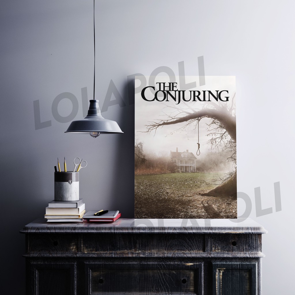 Hiasan Dinding Poster Kayu - Film The Conjuring