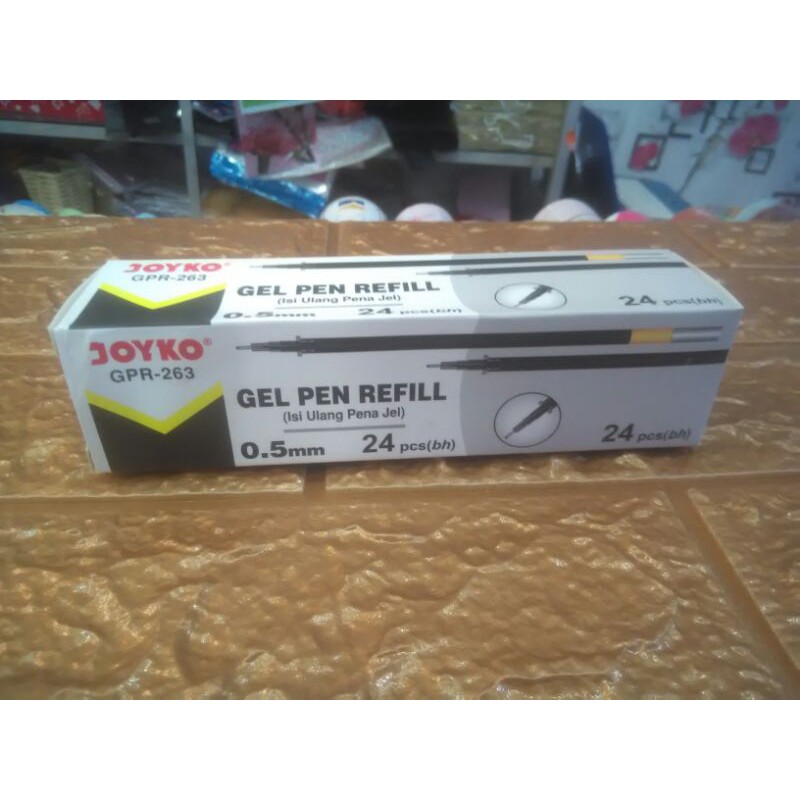 

BOX REFILL/ISI ULANG PULPEN GEL JOYKO GPR-263 MURAH