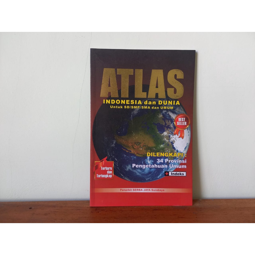 Buku Atlas Indonesia dan Dunia Lengkap