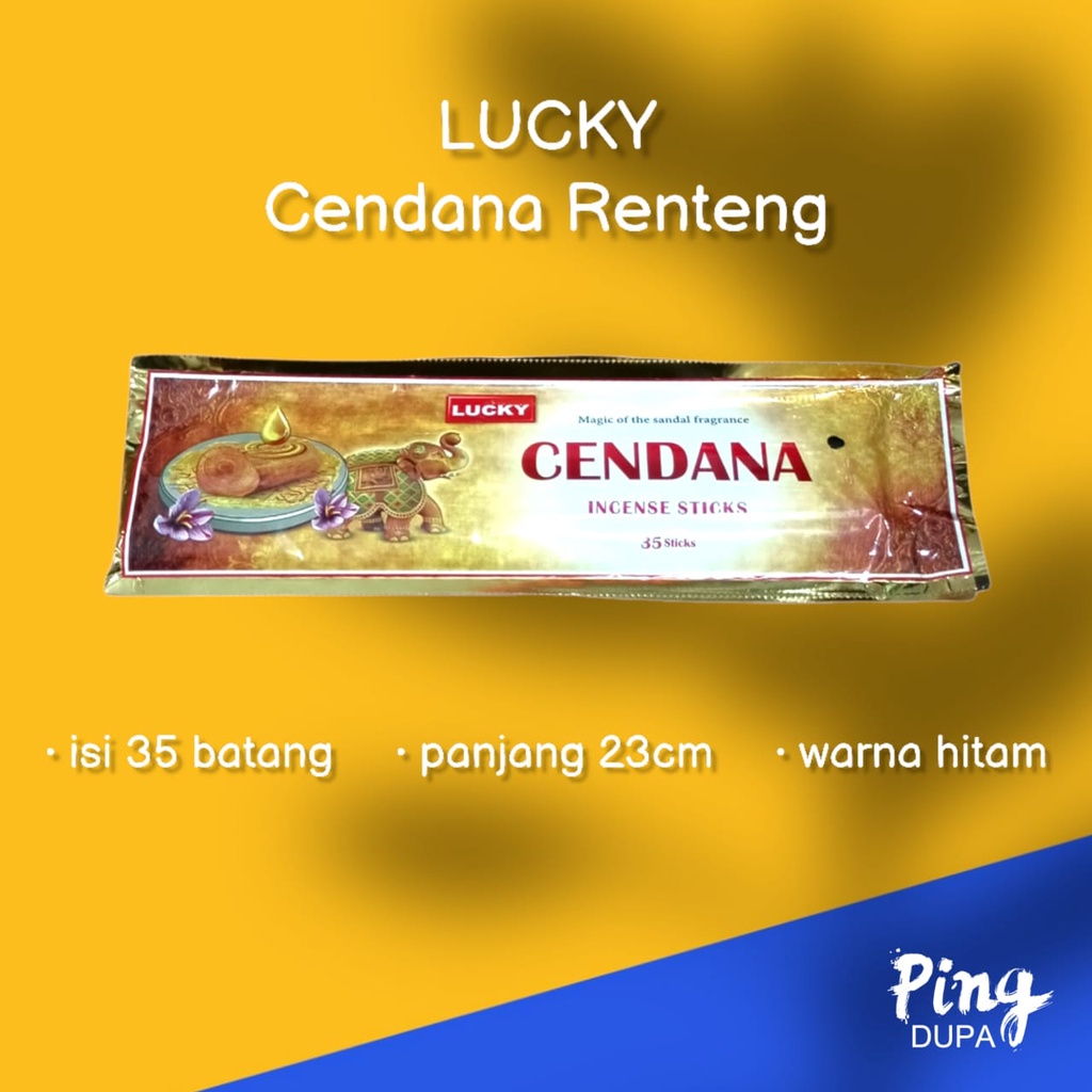 Dupa Hio Cendana Renteng By Lucky India