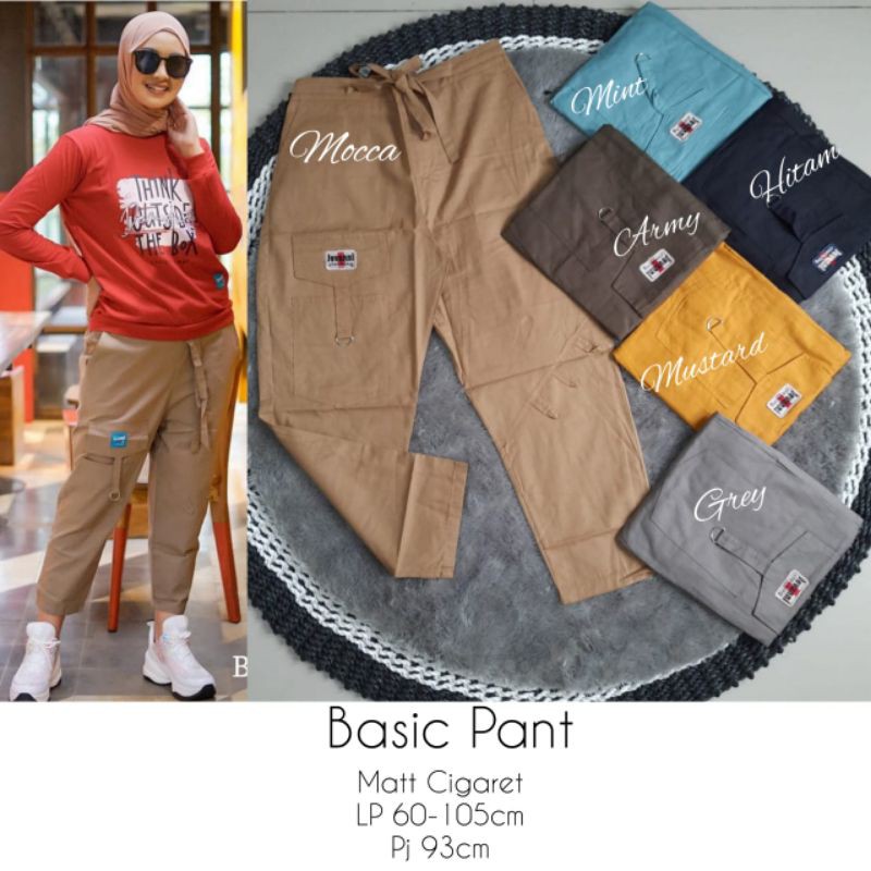 BASIC PANT // CELANA WANITA // CELANA CEWEK