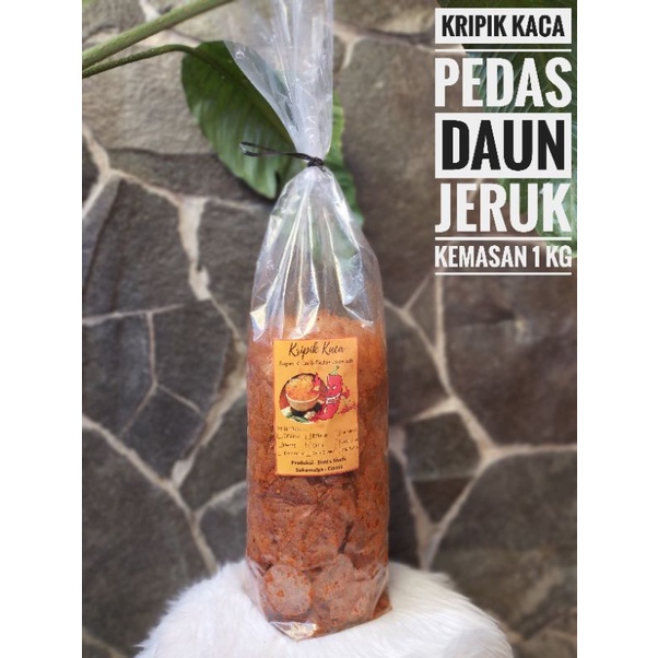 

KRIPIK KACA PEDAS DAUN JERUK